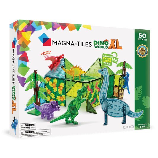 Magnatiles ~ Dino World XL 50 Piece Set