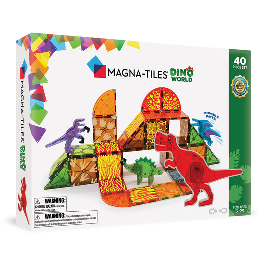 Magnatiles ~ Dino World 40 Piece Set