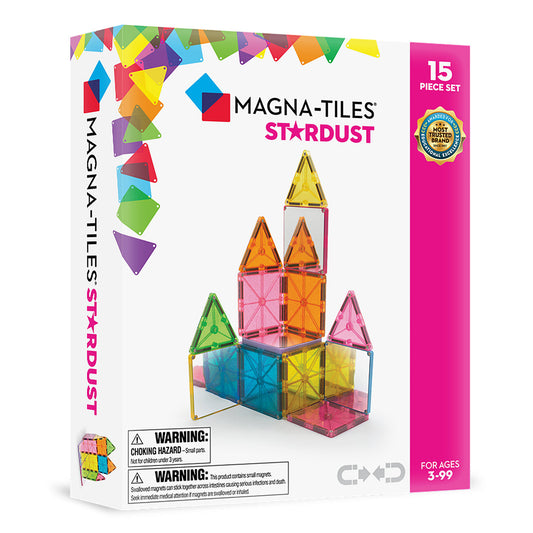 Magnatiles ~ Stardust 15 Piece Set
