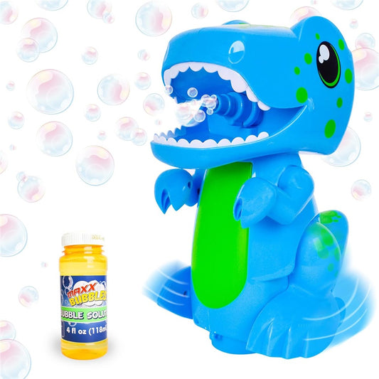 MAXX BUBBLES - BUMP 'N' GO DINO BUBBLER (BLUE)