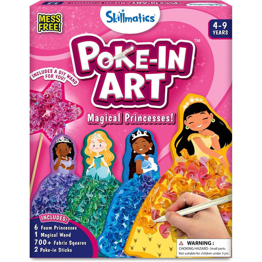 Poke-in Art: Magical Princesses | Mess-Free Art for Kids