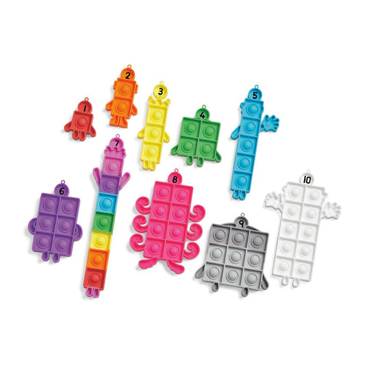 Numberblocks® Sensory Bubble Poppers (One to Ten)