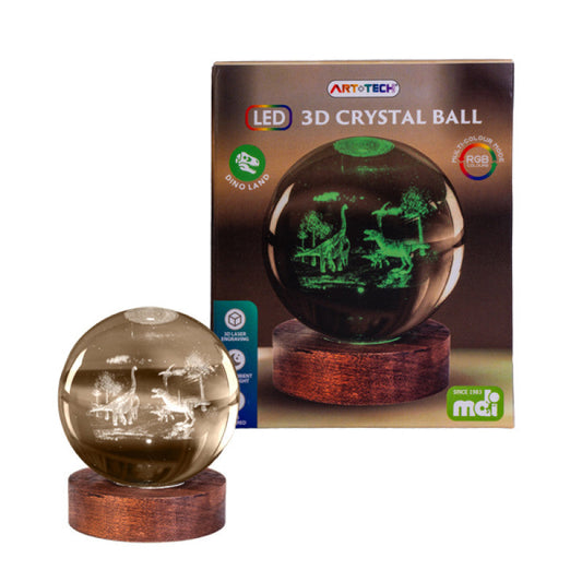 Dino Land 3D Crystal Ball Lamp