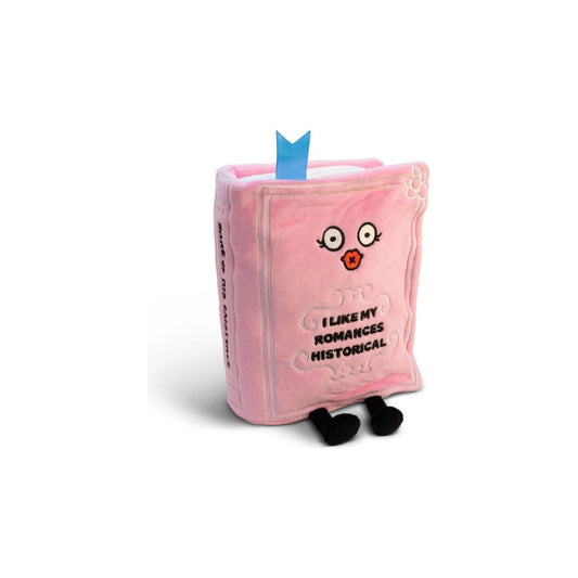 "I Like My Romances Historical" Book Plush