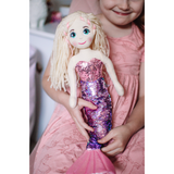 Large Flip Sequinned Mermaid ~ Pink/ Blue/ Rainbow