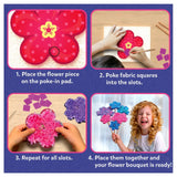 Poke-in Art: Flower Bouquet | Mess-Free Art for Kids