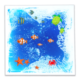 Animal Kingdom Large Liquid Floor Tiles ~ 4 pack