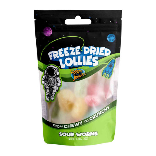 Mini Sour Worms Freeze Dried Lollies