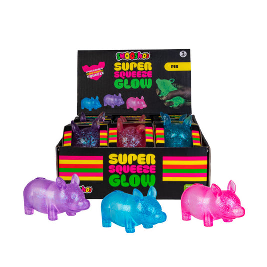 Smoosho's Super Squeeze Glow-in-the-dark PIG
