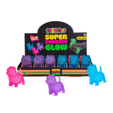 Smoosho's Super Squeeze Glow-in-the-dark White Terrier