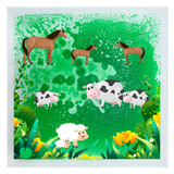 Animal Kingdom Large Liquid Floor Tiles ~ 4 pack