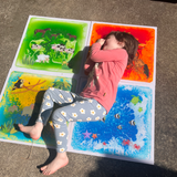Animal Kingdom Large Liquid Floor Tiles ~ 4 pack