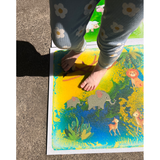 Animal Kingdom Large Liquid Floor Tiles ~ 4 pack