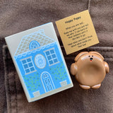 Happy Puppy Metal Worry Stone
