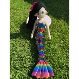Large Flip Sequinned Mermaid ~ Pink/ Blue/ Rainbow