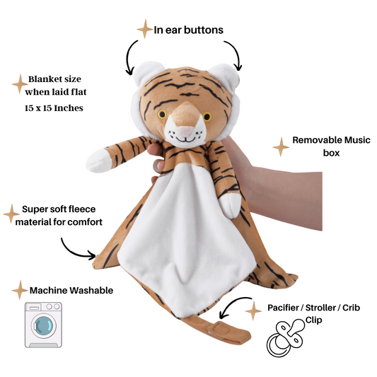 Indi The Tiger ~ Music and White Noise Comforter