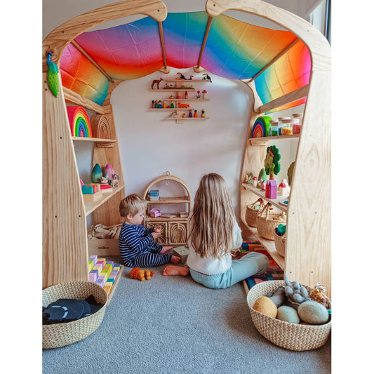 Jumbo Rainbow Play Silk ~ Play Silkies