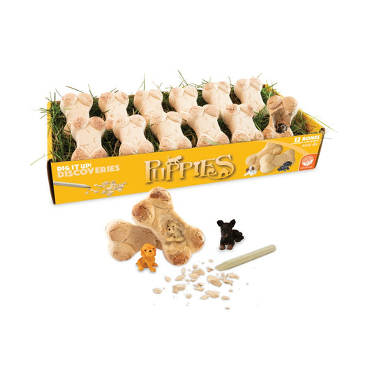 DIG IT UP! PUPPIES - SINGLE CLAY EGG.