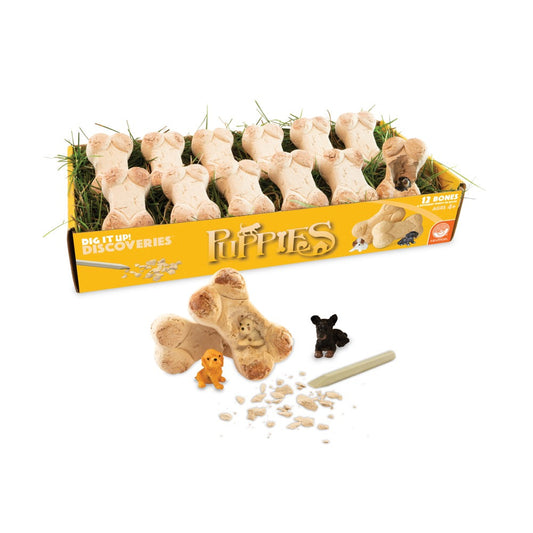 DIG IT UP! PUPPIES - SINGLE CLAY EGG.