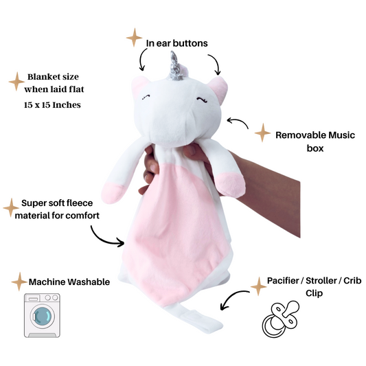 Maisie The Unicorn ~ Music and White Noise Comforter