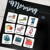 Magnetic Before & After School Routine (A4)
