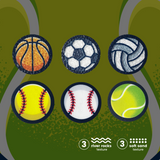 CALM STRIPS ~ PLAY BALL! ~ (Mixed Textures)