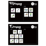 Magnetic Morning & Evening Routine Set (A4)