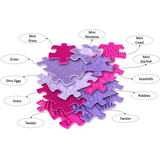Pink Sensory Playmat Set ~ 11 Pieces