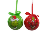 SET OF 6 GRINCH BAUBLES