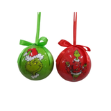 SET OF 6 GRINCH BAUBLES