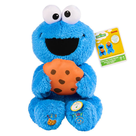 SESAME STREET ANIMATED PEEK-A-BOO COOKIE MONSTER