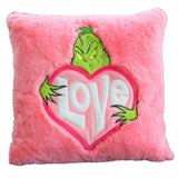 Grinch Pillow ~ Pink Love