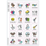 Magnetic Chore Chart Set (A4)
