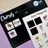 Magnetic Chore Chart Set (A4)