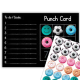 Magnetic Punch Card - Chore Chart for Kids