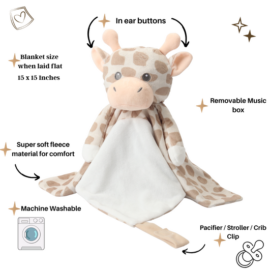 Shay The Giraffe ~ Music and White Noise Comforter