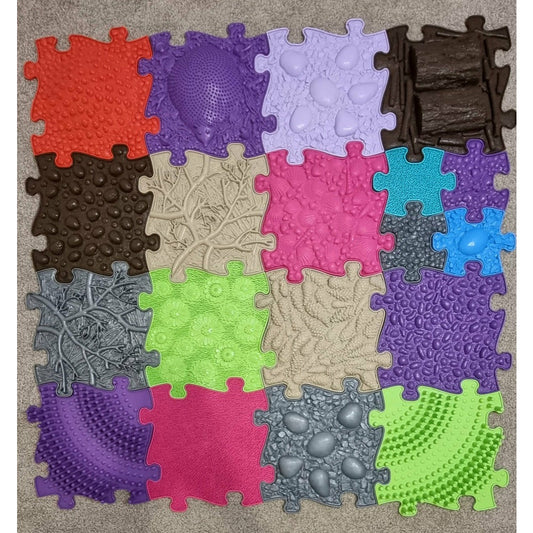 PRE ORDER ~ Extra Large Sensory Playmat Set ~ New Variant ~ 19 Pieces