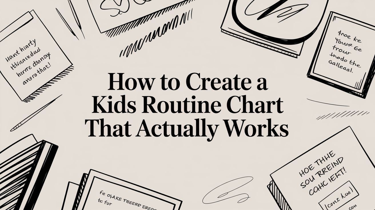 How to Create a Kids Routine Chart That Actually Works – The Sensory ...