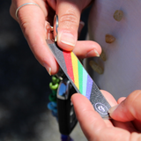 CALM STRIPS CARRY TAG ~ Rectangle