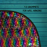 Rainbow Flip Sequin Wall