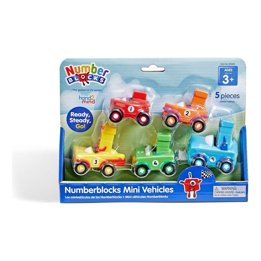 Numberblocks® Mini Vehicles, Set of 5