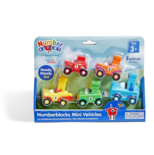 Numberblocks® Mini Vehicles, Set of 5