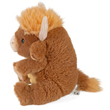 Poppykins Mini Highland Cow - 7.5" ~ Wild Republic