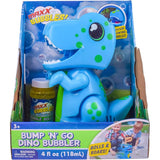 MAXX BUBBLES - BUMP 'N' GO DINO BUBBLER (BLUE)