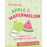 Jack N' Jill Natural Certified Toothpaste Apple & Watermelon