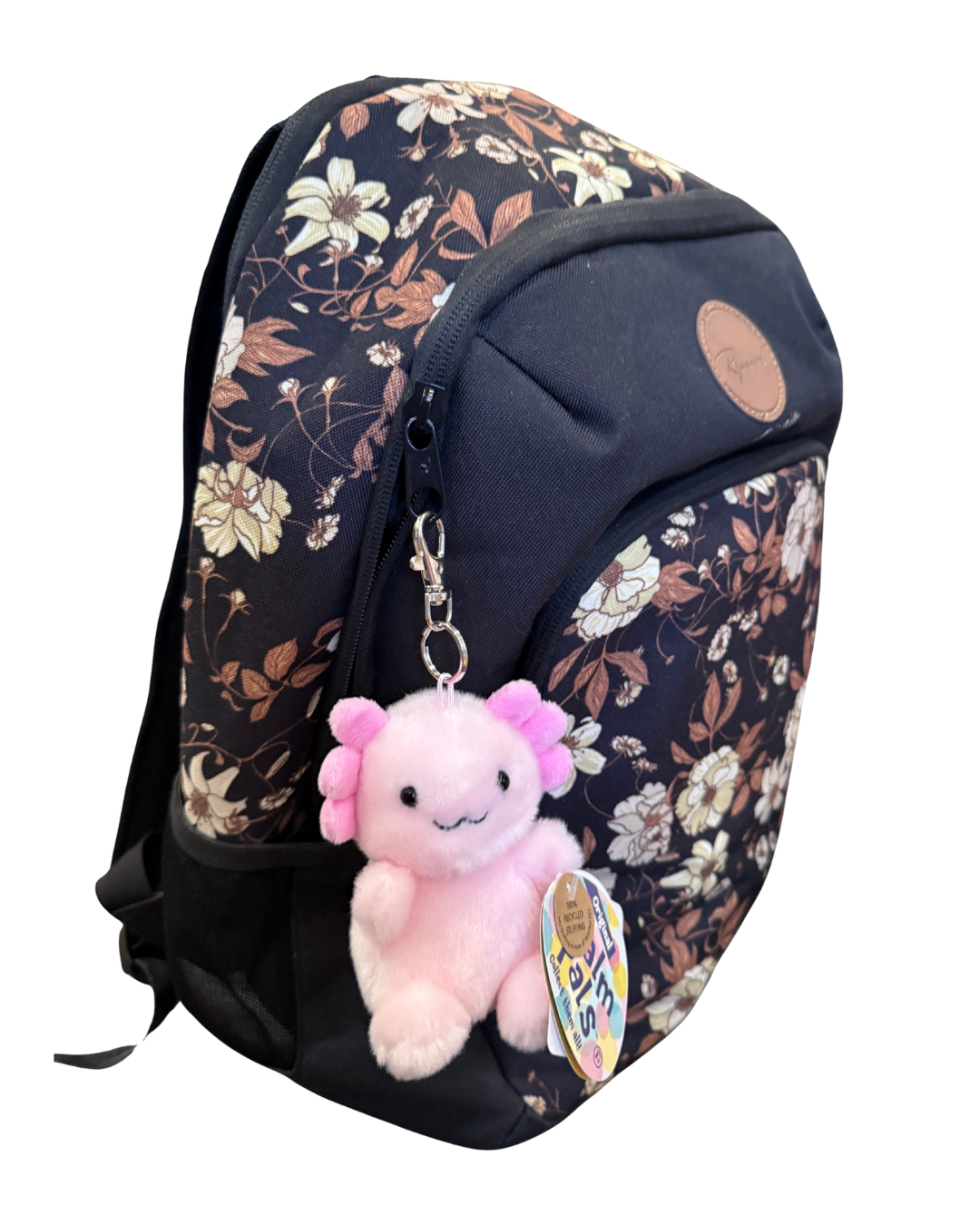 Palm Pal Clip On Key Ring ~ Ax Axolotl