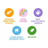 Jack N' Jill Biodegradable Floss Picks 30pcs