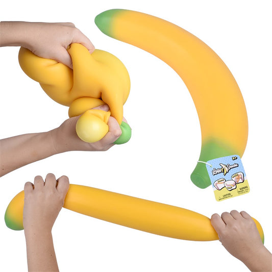 GIANT SQUISHY STRETCHY BANANA 36cm