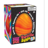Needoh Swirlie Egg Squishy