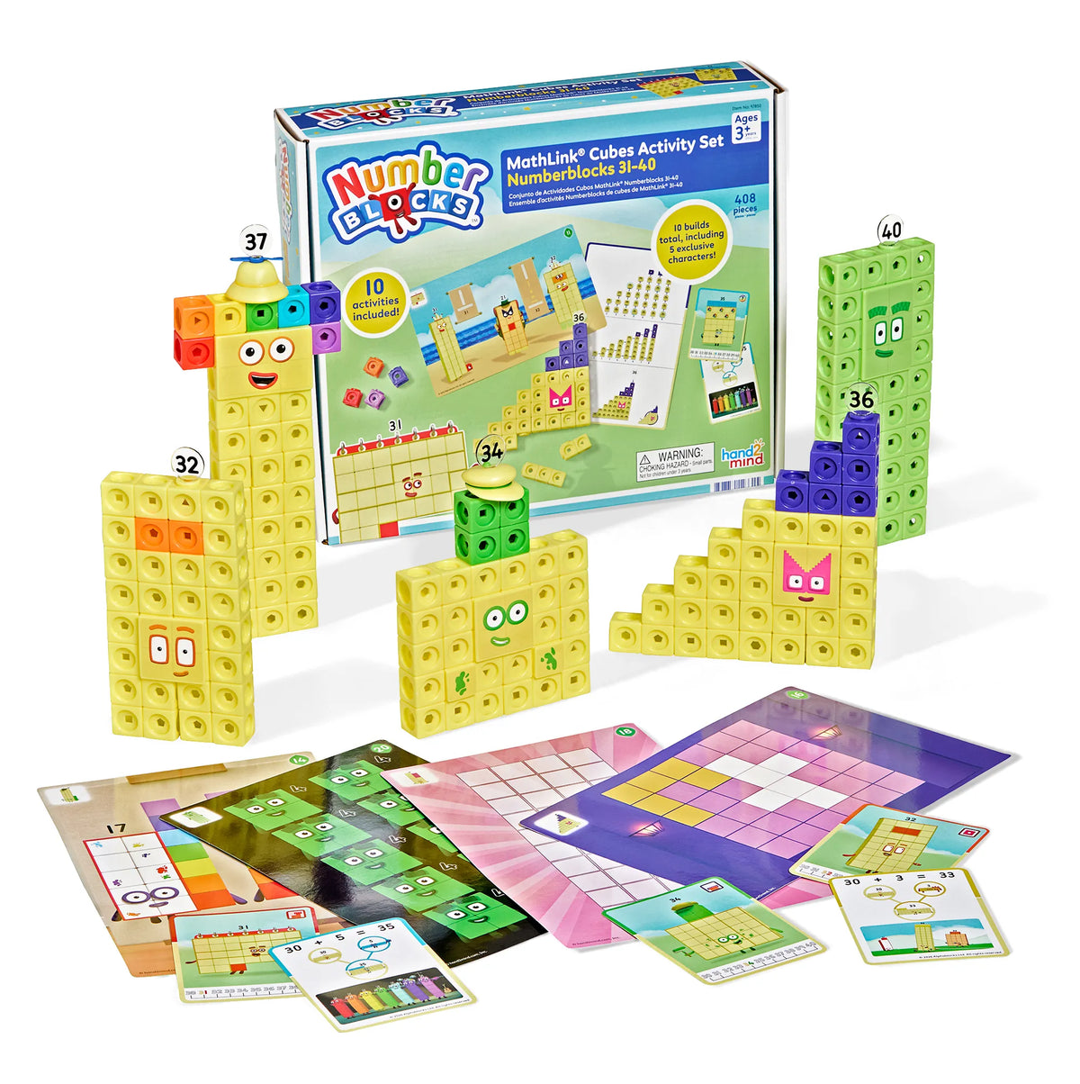 MathLink® Cubes Activity Set Numberblocks® 31–40